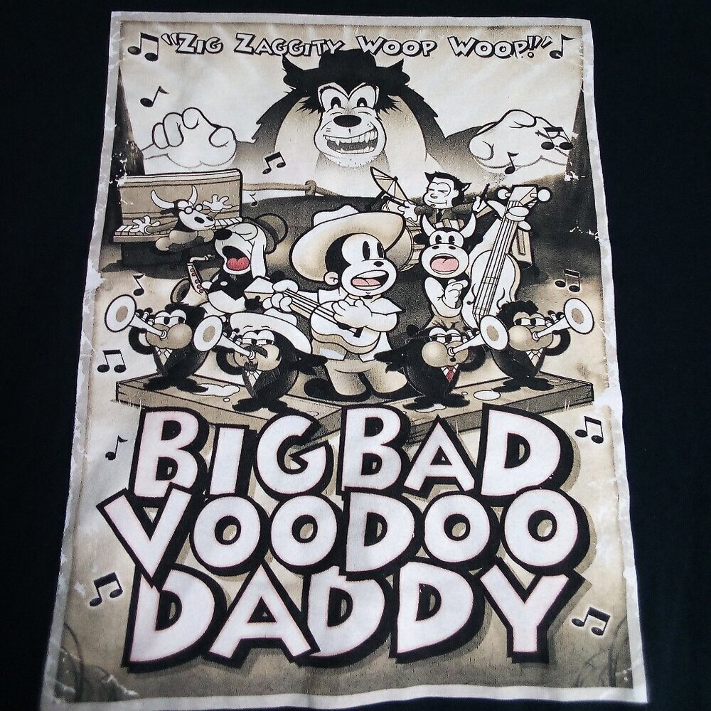 Vintage Y2K Big Bad Voodoo Daddy Swing Band T-Shirt